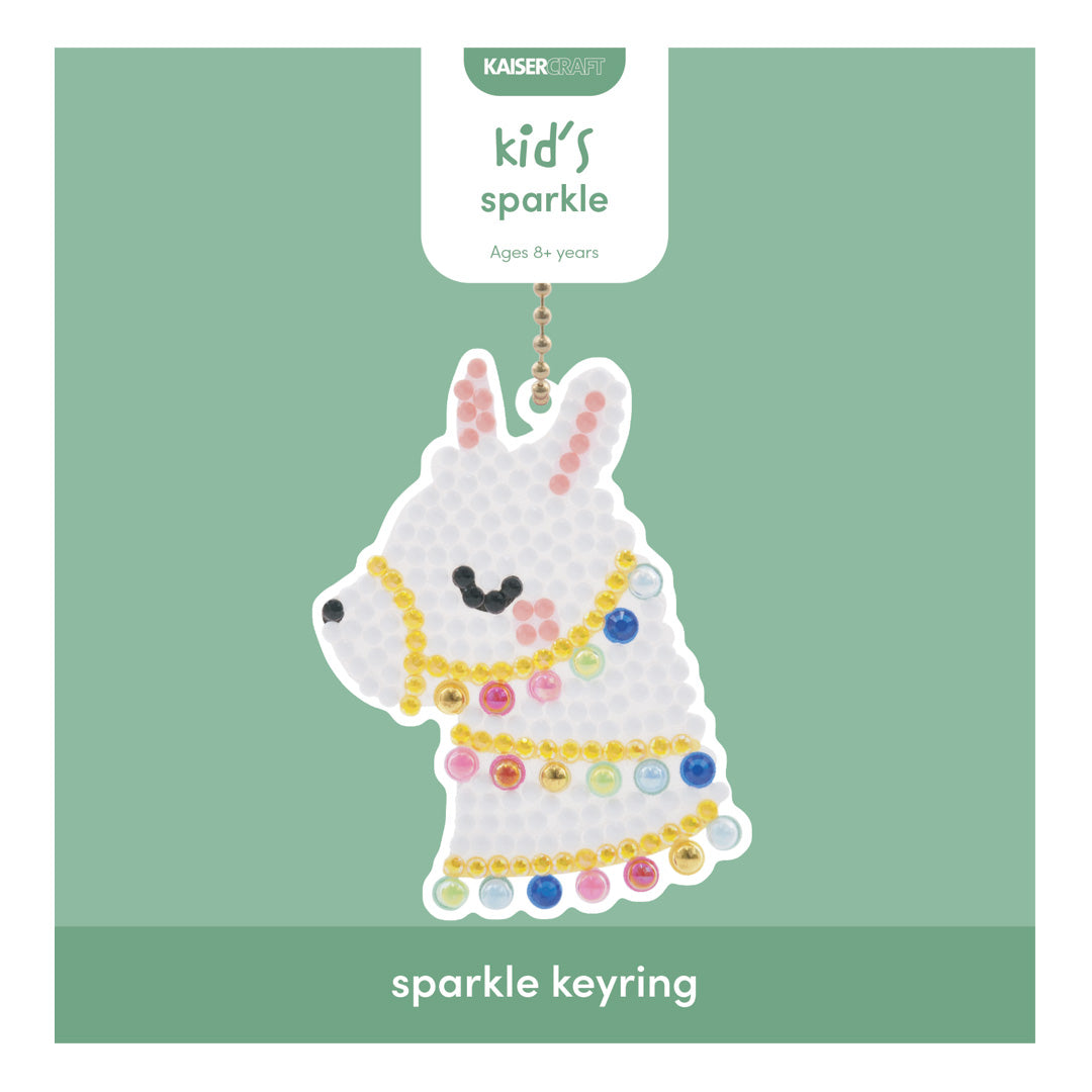 Mini Sparkle Keyring - LLAMA